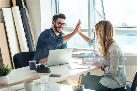 Positive Attitude At Work Stock Photo Getty Images
