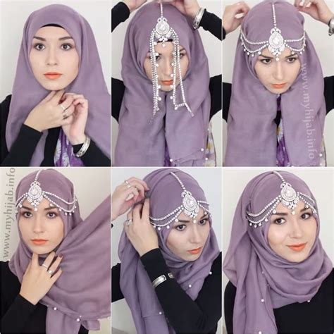 Hijab Tutorial Pashmina Pesta Hijab Tutorial Hijab Fashion Hijab