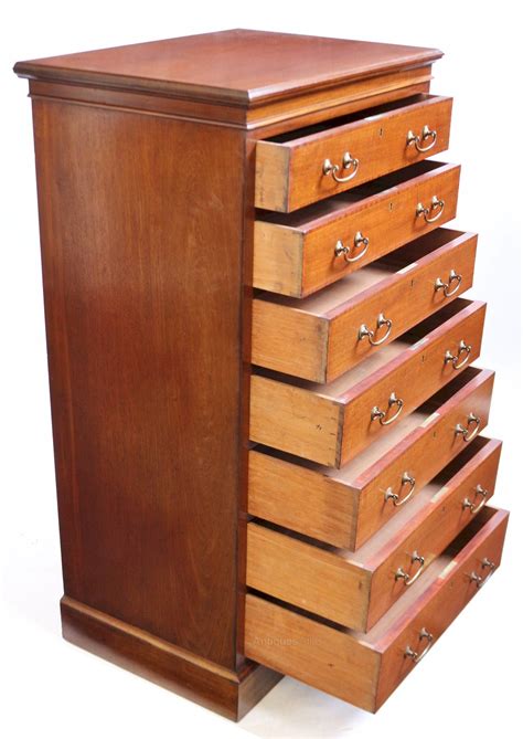 Compare prices on popular products in home furniture. Edwardian Mahogany Narrow Chest Of 7 Drawers - Antiques Atlas