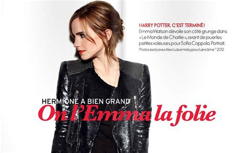 Emma Watson In Elle Magazine Belgium January 2013 Issue Hawtcelebs