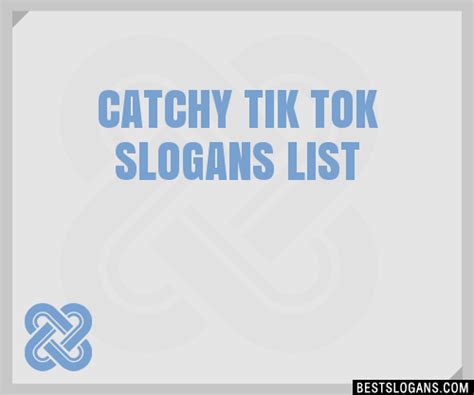 100 Catchy Tik Tok Slogans 2024 Generator Phrases And Taglines