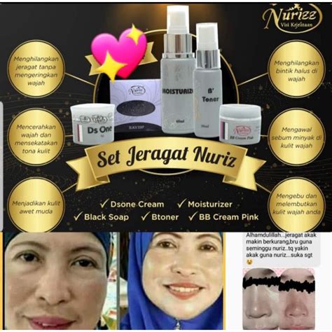 Set Jeragat Nurizz Kosmetik Offer Shopee Malaysia