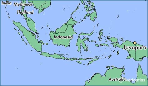 Where Is Jayapura Indonesia Jayapura Papua Map