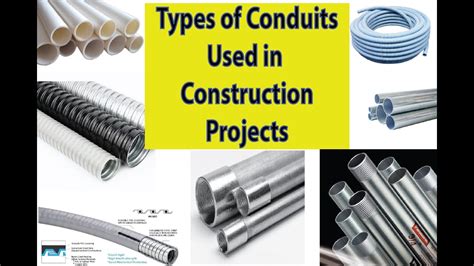 Types Of Conduits Pipes In Construction Projects How To Select A