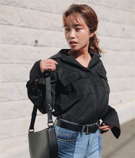 [stylenanda] corrugated extended sleeve blouse kstylick latest korean fashion k pop styles