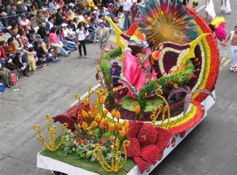 Fiesta De La Fruta Y De Las Flores Ambato Tungurahua Ecuador