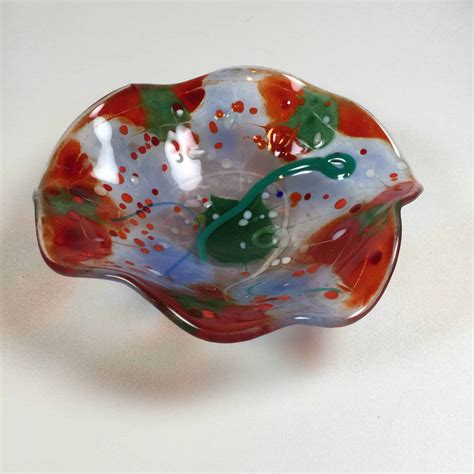 Fused Glass Slurry Bowls Elegant Fused Glass By Karen