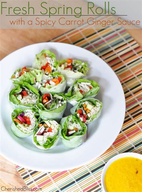 This spring roll recipe comes with step by step photos and a quick video tutorial so you'll be a spring roll master in no time! 50+ of the BEST Healthy Dinner Ideas - I Heart Naptime | Food recipes, Fresh spring rolls ...