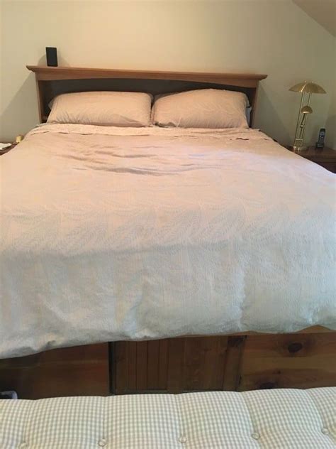 Choose your box spring height. California King Size bed. Mattress and box spring included ...
