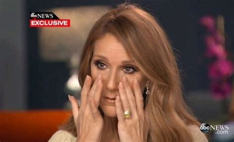 Celine Dion Breaks Down In Tears As She Reveals Husbands Painful