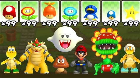 What If All Super Mario Villains Use Marios Power Ups Youtube