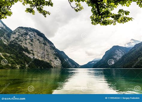 Konigssee Lake Known As Germany S Deepest And Cleanest Lake Stock