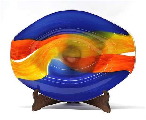 David Lindsay Art Glass Vase
