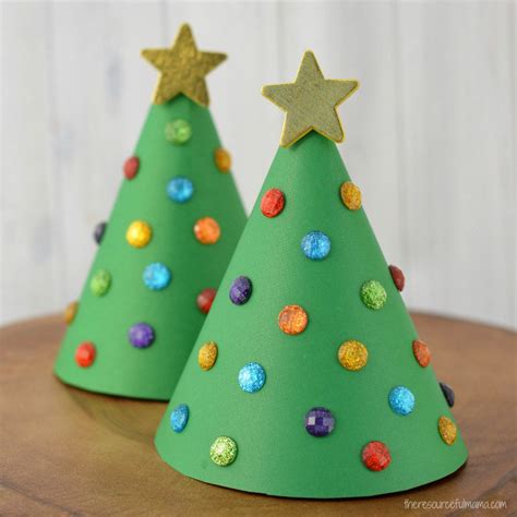 Paper Cone Christmas Tree Kid Craft Christmas Tree Crafts Christmas