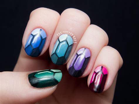 Tutorial Precious Gems Nail Art Inspired By The Ring And The Crown