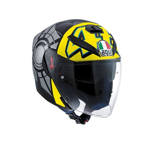 Agv K5 Jet Wintertest 2011 Helm Valentino Rossi Champion Helmets
