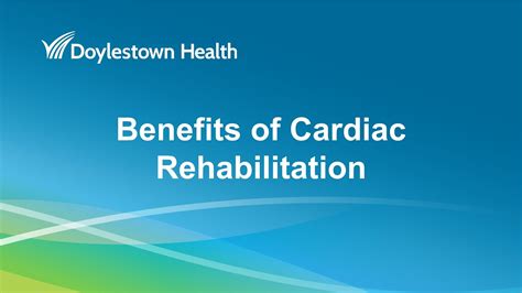 Benefits Of Doylestown Healths Cardiac Rehabilitation Program Youtube