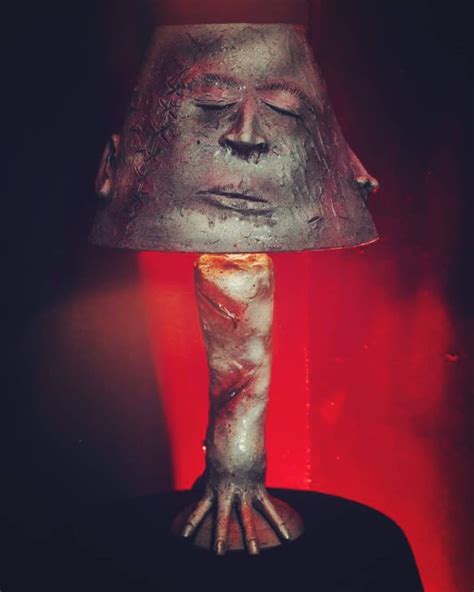 Human Lamp The Texas Chain Saw Massacre Mask Leatherface Etsy