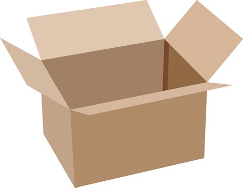 Download Box Png Package Box Carton Square Box Clipart Free