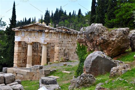 Delphi Ruins In Greece High Quality Stock Photos ~ Creative Market