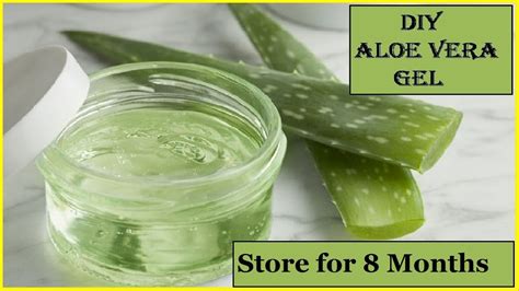 Diy Homemade Aloe Vera Gel 100 Pure How To Make Aloe Vera Gel And Store It For Months Youtube