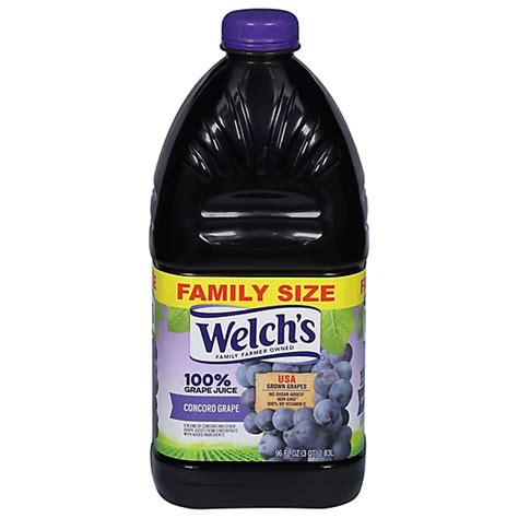 Welchs 100 Juice Grape Concord Grape 96 Fl Oz Safeway