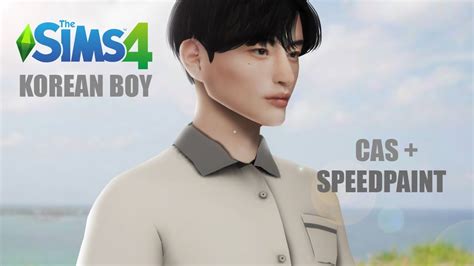 The Sims 4 Cas L Changho Korean Boy Speedpaint L Cc List And Tray