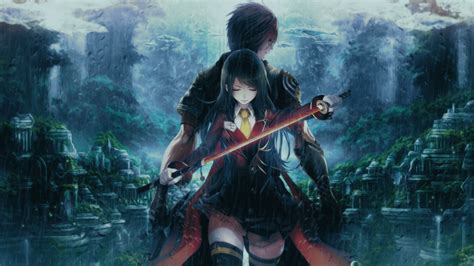 Katana Anime Girls Wallpapers Wallpaper Cave