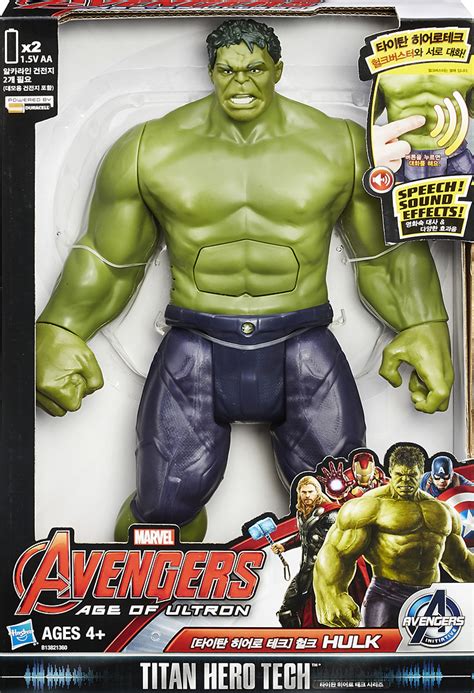 Best Buy Hasbro Marvel Avengers Age Of Ultron Titan Hero Tech Hulk