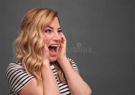 Woman Screaming Stock Image Image Of Female Twenties 41349473
