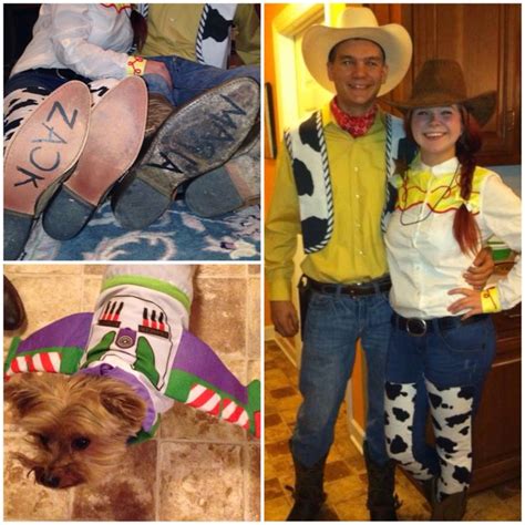 Woody Jessie And Buzz Lightyear Halloween Cute Couple Costume And
