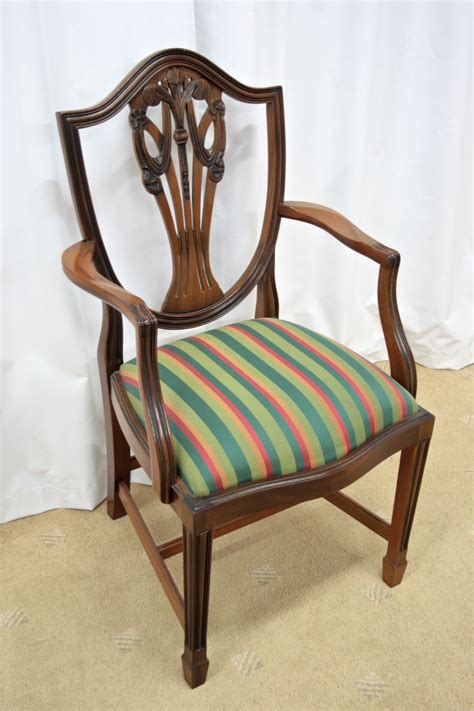 Your insider's guide for sourcing home furnishing products. Six Mahogany Shield Back Dining Chairs For Sale | Antiques ...