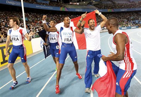 Jimmy vicaut a quant à lui fini troisième. Athlétisme / Championnats du monde à Daegu. L'argent de la ...