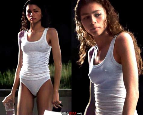 Zendaya Hard Nipple Pokies Scenes From Malcolm And Marie Colorized