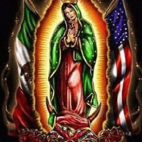 Sintético 104 Foto Bandera De Mexico Virgen De Guadalupe Lleno