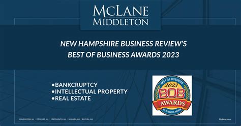 Mclane Middleton Voted In New Hampshire Business Reviews Best Of