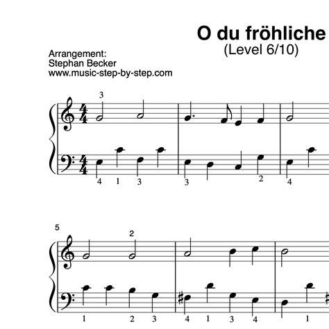 Wenn du fragen hast, schreib sie in die kommentare! "O du fröhliche" für Klavier (Level 6/10) | inkl. Aufnahme ...