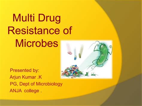 multidrug resistance in microbes ppt