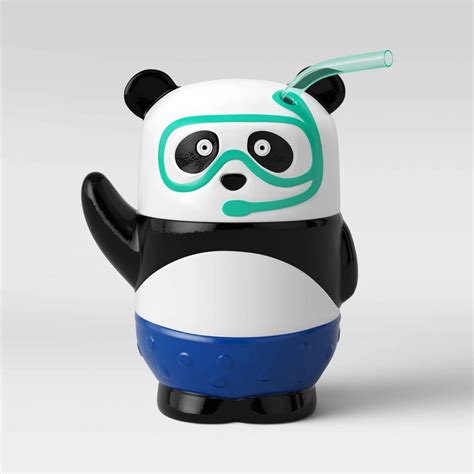 Plastic Panda Tumbler With Straw New Summer Sun Squad Products From