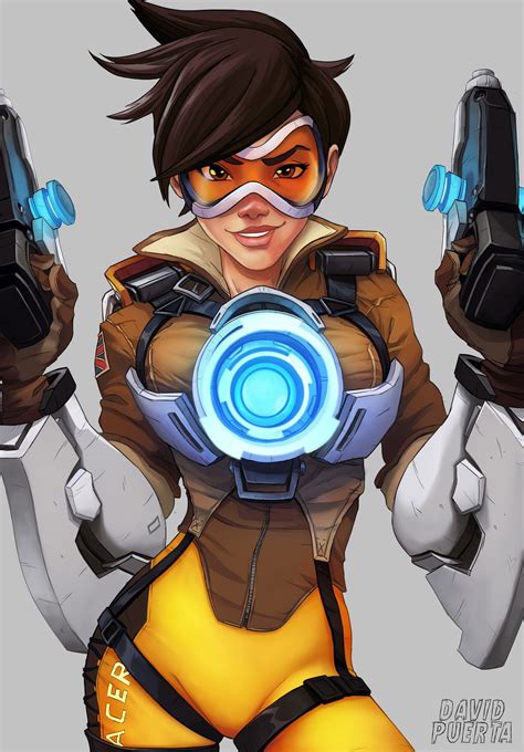 Tracer Overwatch Fanart David Puerta Altes On Artstation At Artwork