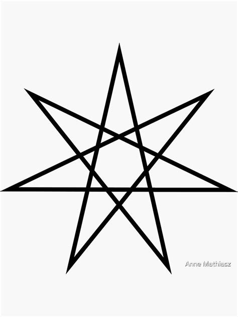 An Image Of A Pentagramus Star With Four Intersecting Lines In The