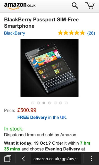 The average blackberry stock price for the last 52 weeks is 5.22. Blackberry Passport!! In stock for UK! Amazon - BlackBerry ...