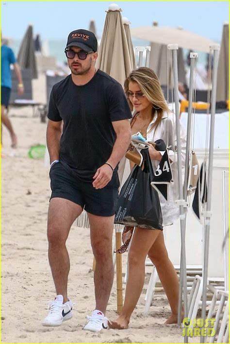nfl player danny amendola packs on the pda with girlfriend jean watts at the beach photo