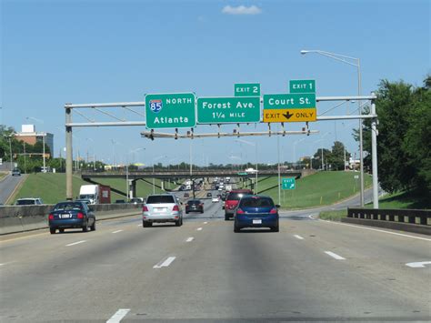 Alabama Interstate 85 Northbound Cross Country Roads