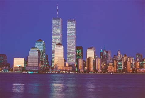 Twin Towers Of The World Trade Center Designed By Minoru Yamasaki