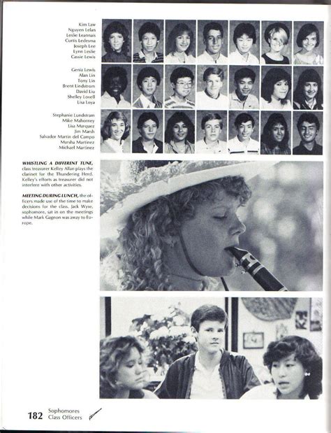 Diamond Bar High School Class Of 1986 Dbhs Sophomore Year 1983 84