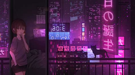 Anime Pink Neon Wallpapers Wallpaper Cave