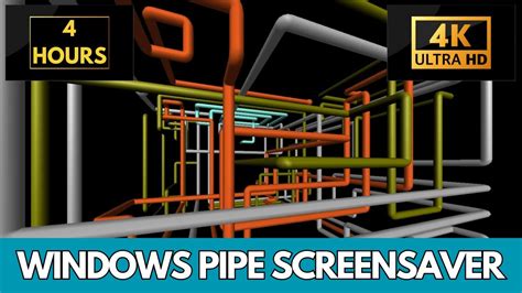 Mesmerizing Windows Pipes Screensaver For Ultimate Relaxation 4 Hours