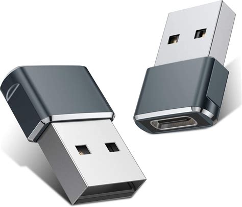 Amazon Com Adaptador USB C Hembra A USB Macho 2 Paquetes Base Tipo