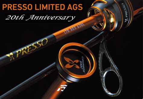 DAIWA Presso Limited AGS 61MLF 20th Anniversary Rods Buy At Fishingshop